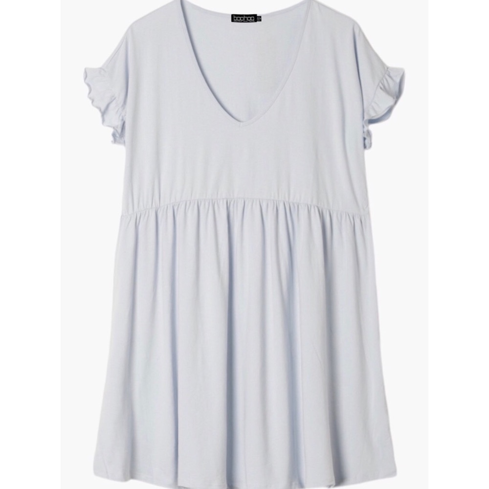 🩵 V Neck Smock Dress 🩵